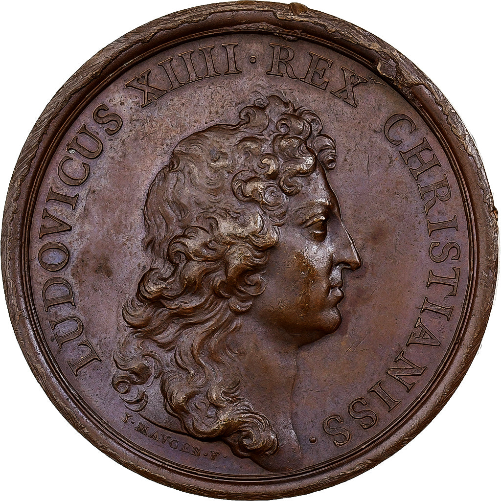 France, Medal, Louis XIV, Renouvellement de l'Alliance avec les Suisses, 1663