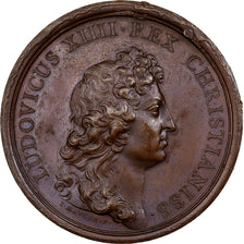 France, Medal, Louis XIV, Renouvellement de l'Alliance avec les Suisses, 1663