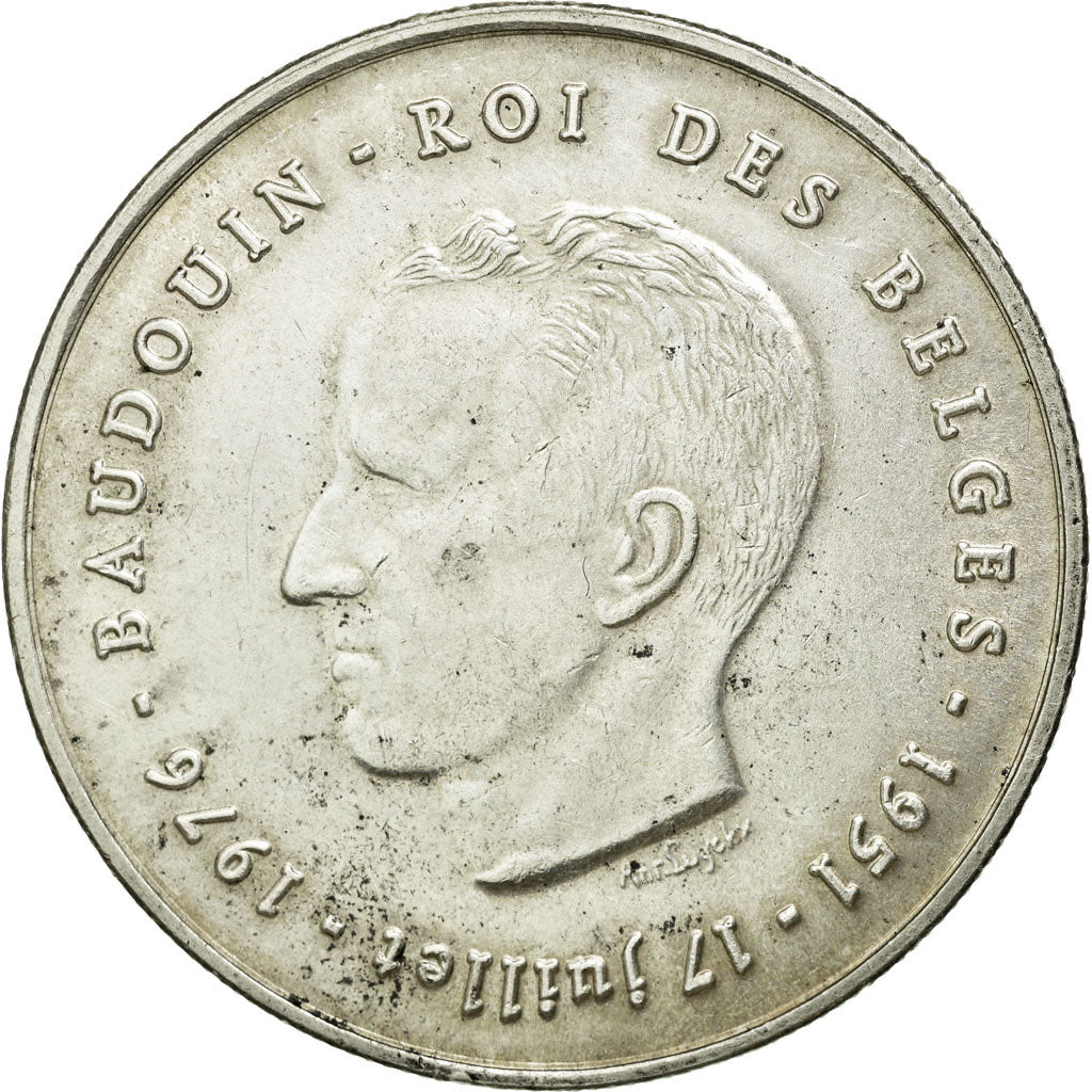 Coin, Belgium, 250 Francs, 250 Frank, 1976, EF(40-45), Silver