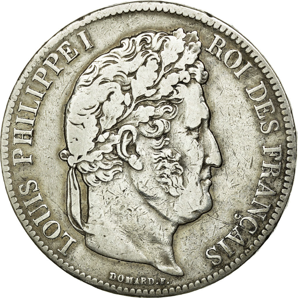 Coin, France, Louis-Philippe, 5 Francs, 1840, Paris, VF(30-35), Silver