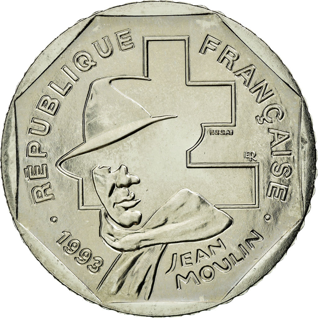 Monnaie, France, 2 Francs, 1993, SUP+, Nickel, Gadoury:548