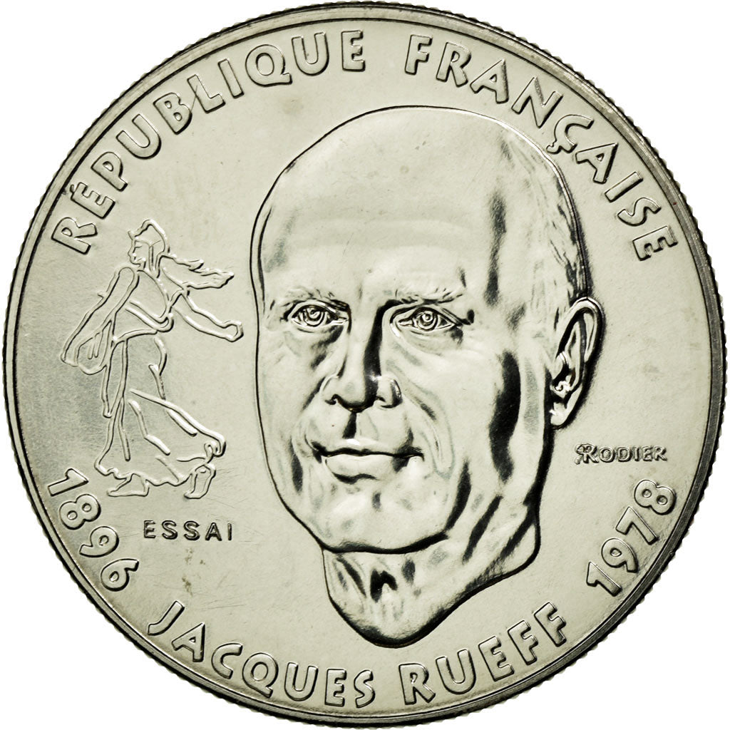 Coin, France, 1 Franc, 1996, MS(65-70), Nickel, Gadoury:481