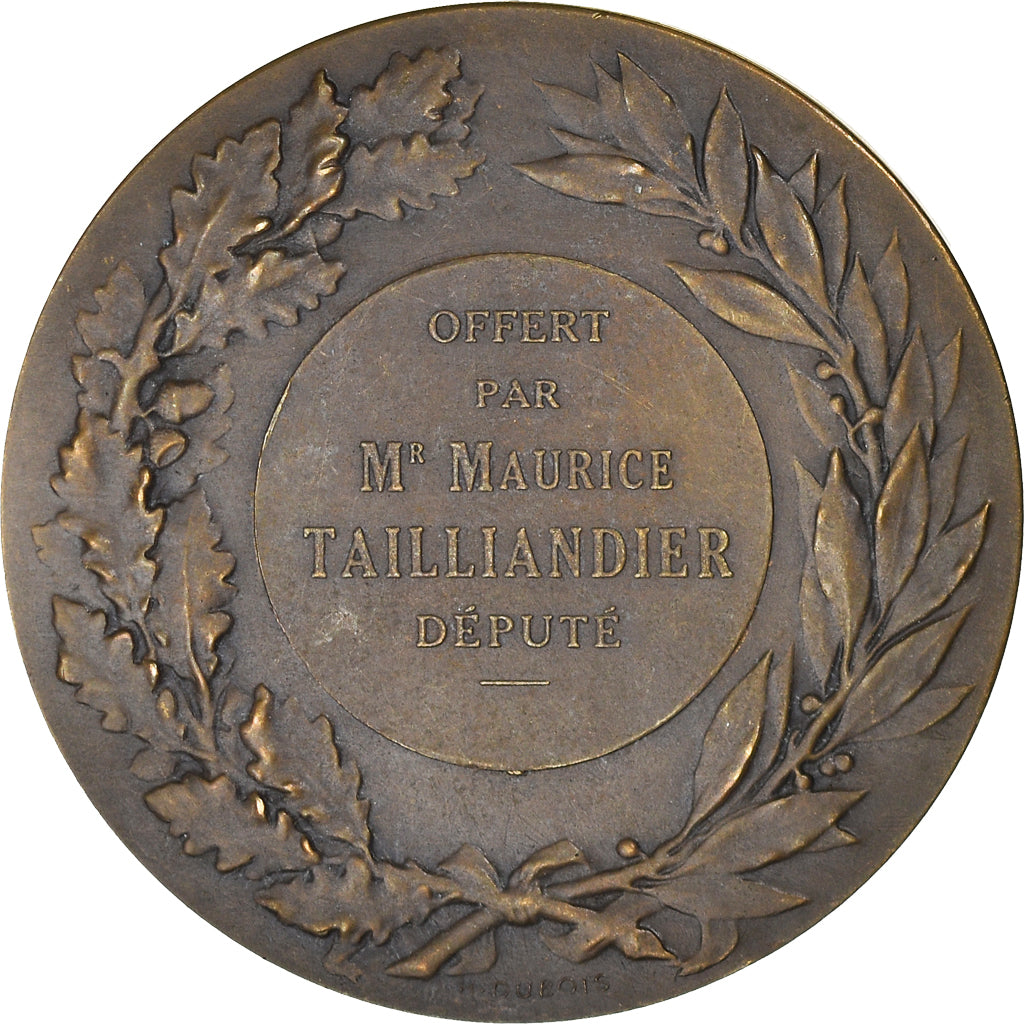 Frankreich, Medaille, Offert par Mr Maurice Tailliandier, Député, Agriculture