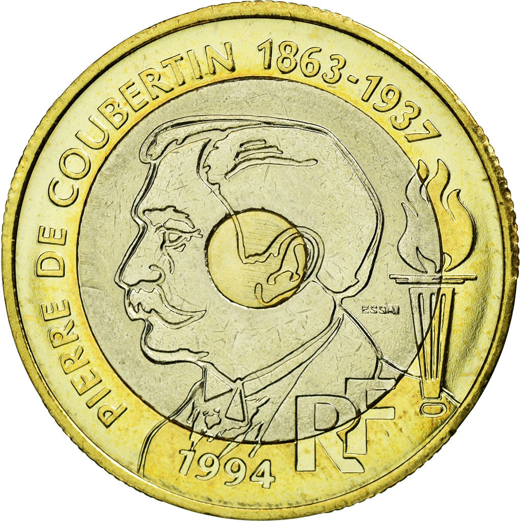 Moneda, Francia, 20 Francs, 1994, FDC, Bimetálico, Gadoury:873