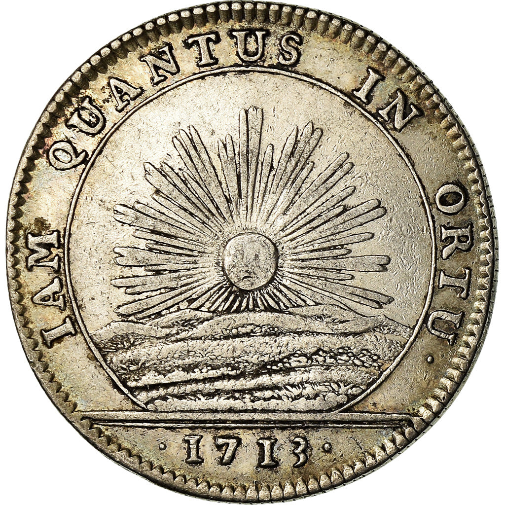 Frankreich, Token, Louis XIV, Etats de Bourgogne, History, 1713, SS+, Silber