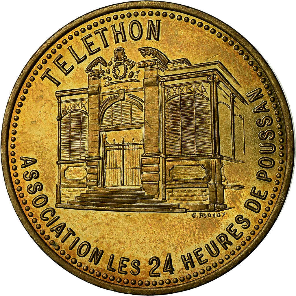 Frankrijk, Medaille, Euros des Villes, 1.5 Ecu de Poussan, 1994, UNC-