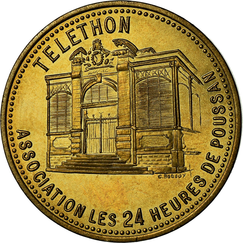 Frankrijk, Medaille, Euros des Villes, 1.5 Ecu de Poussan, 1994, UNC