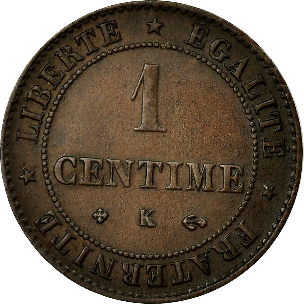 Monnaie, France, Cérès, Centime, 1878, Bordeaux, SUP+, Bronze, KM:826.2