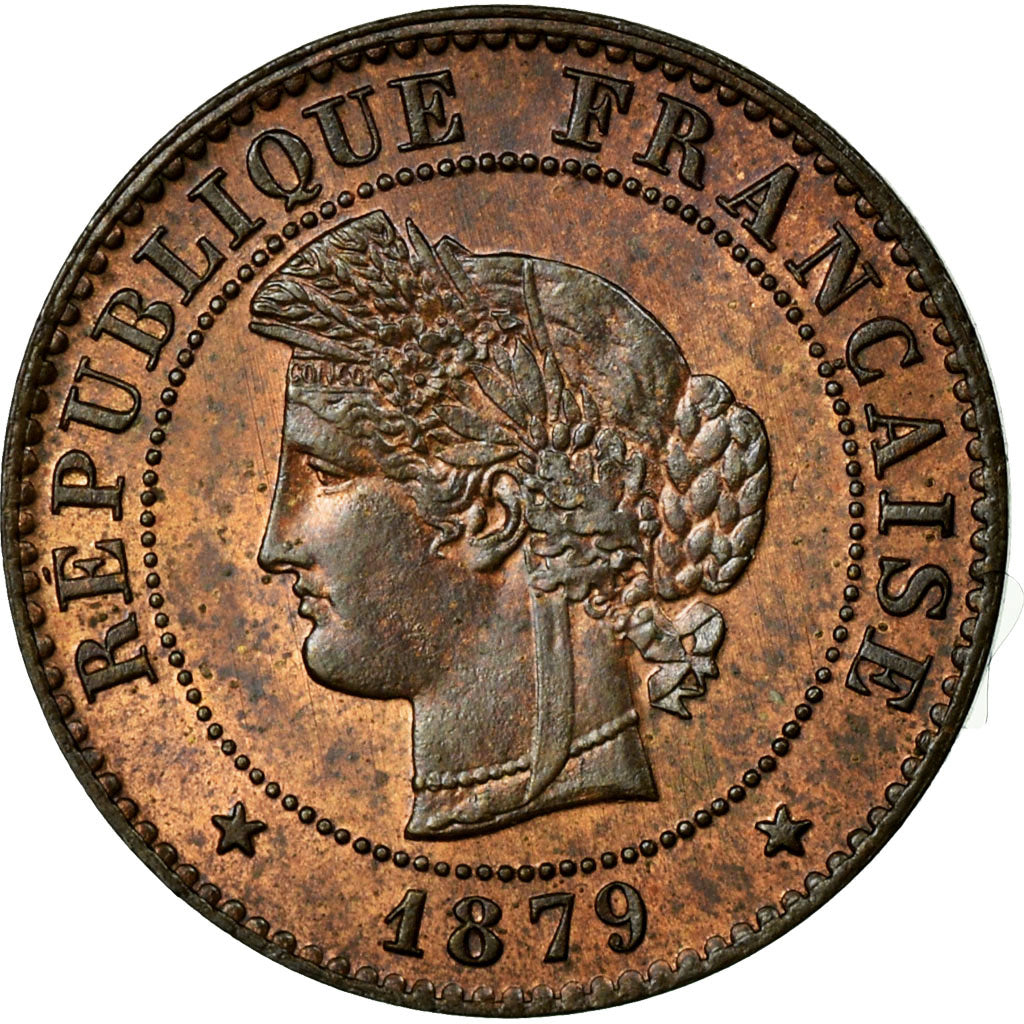 Coin, France, Cérès, Centime, 1879, Paris, MS(60-62), Bronze, KM:826.1