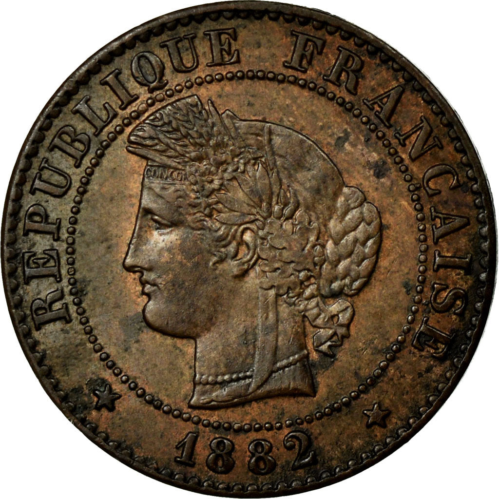 Monnaie, France, Cérès, Centime, 1882, Paris, SUP, Bronze, KM:826.1