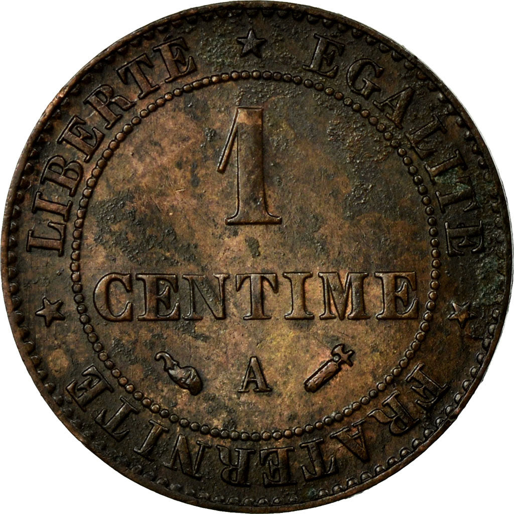 Monnaie, France, Cérès, Centime, 1882, Paris, SUP, Bronze, KM:826.1