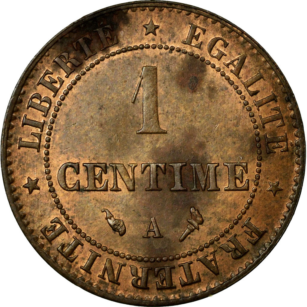 Monnaie, France, Cérès, Centime, 1897, Paris, SUP, Bronze, KM:826.1