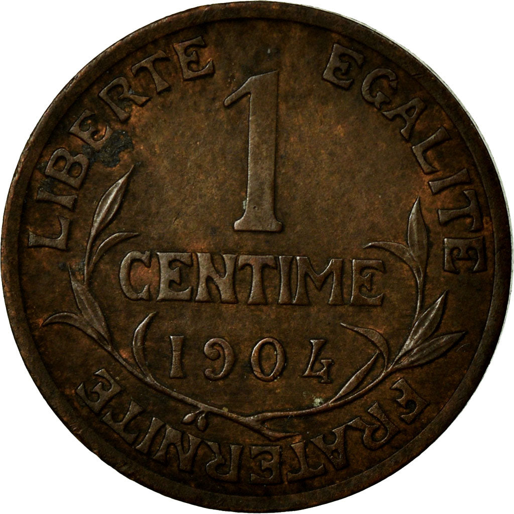 Coin, France, Dupuis, Centime, 1904, AU(50-53), Bronze, Gadoury:90