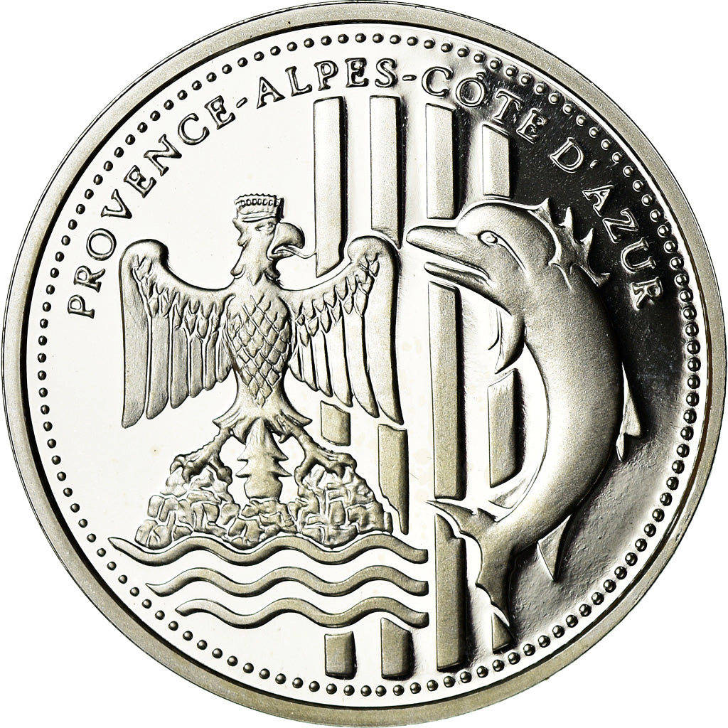 Francia, medalla, Provence, Palais des Papes d'Avignon, FDC, Plata