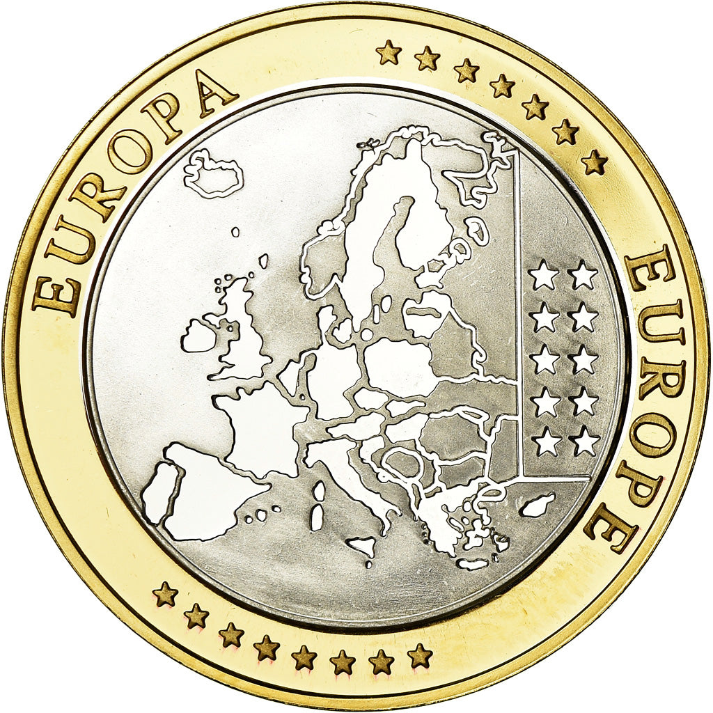 France, Medal, Europa, République Française, MS(65-70), Silver