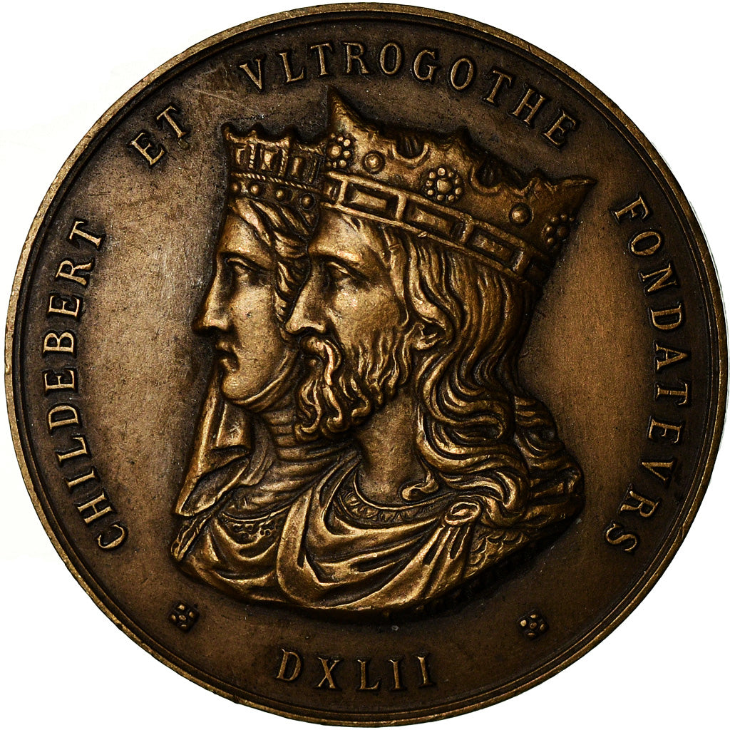 France, Médaille, Hôpitaux Civils de Lyon, Childebert, Medicine, Schmitt, SPL