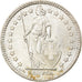 Coin, Switzerland, 2 Francs, 1957, Bern, AU(55-58), Silver, KM:21