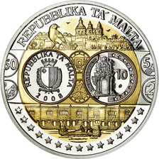 Malta, Medal, Euro, Europa, MS(65-70), Srebro