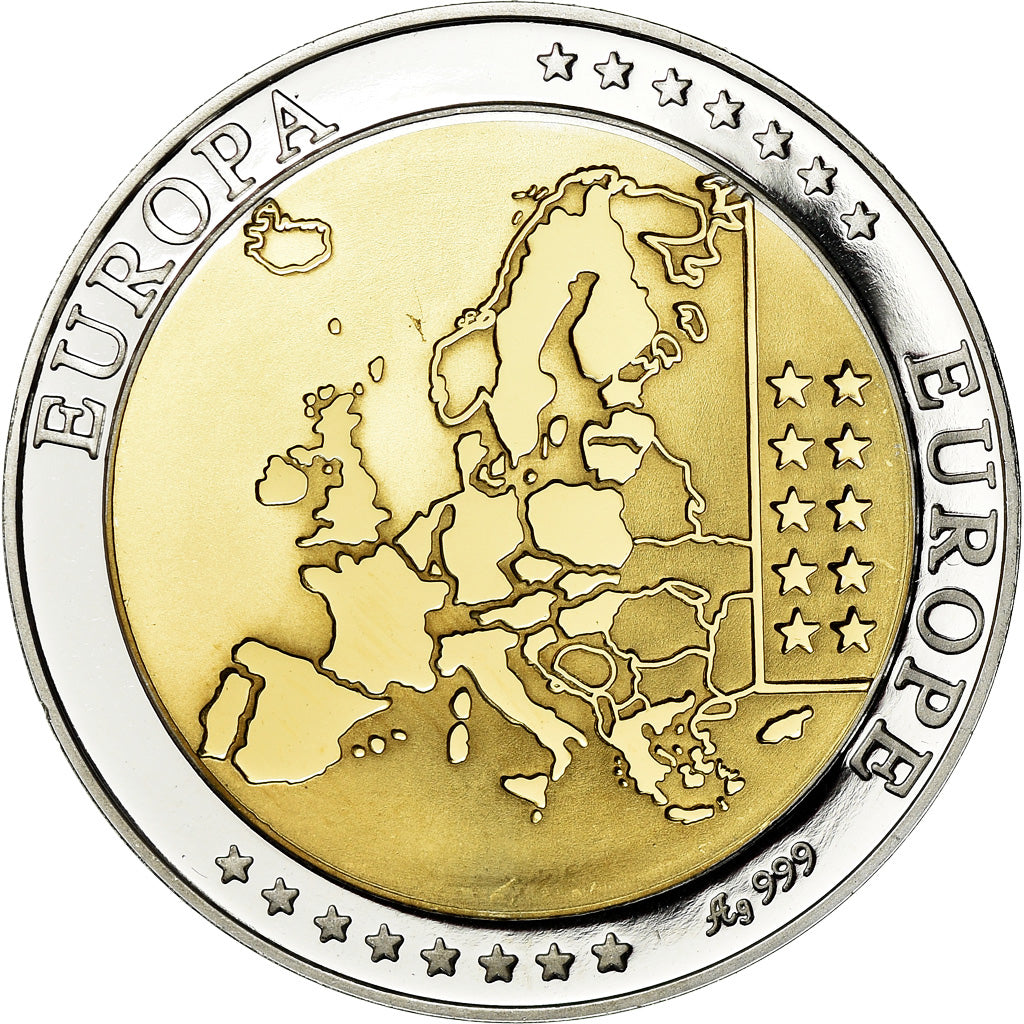 Malta, Medal, Euro, Europa, MS(65-70), Srebro