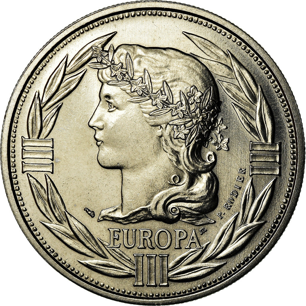 Frankrijk, Medaille, Ecu Europa, Marianne, 1992, Rodier, UNC, Copper-nickel