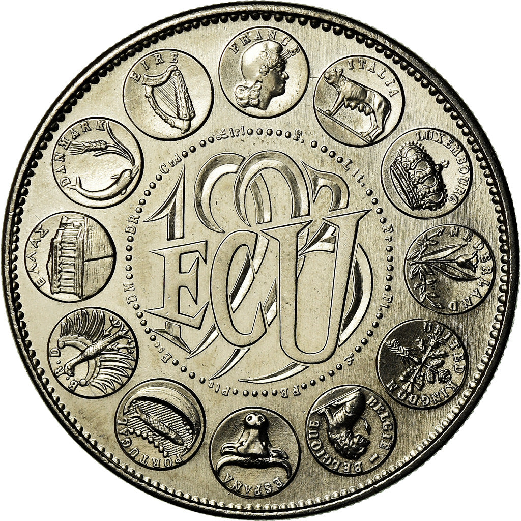 France, Médaille, Ecu Europa, Marianne, 1993, Rodier, SPL+, Copper-nickel