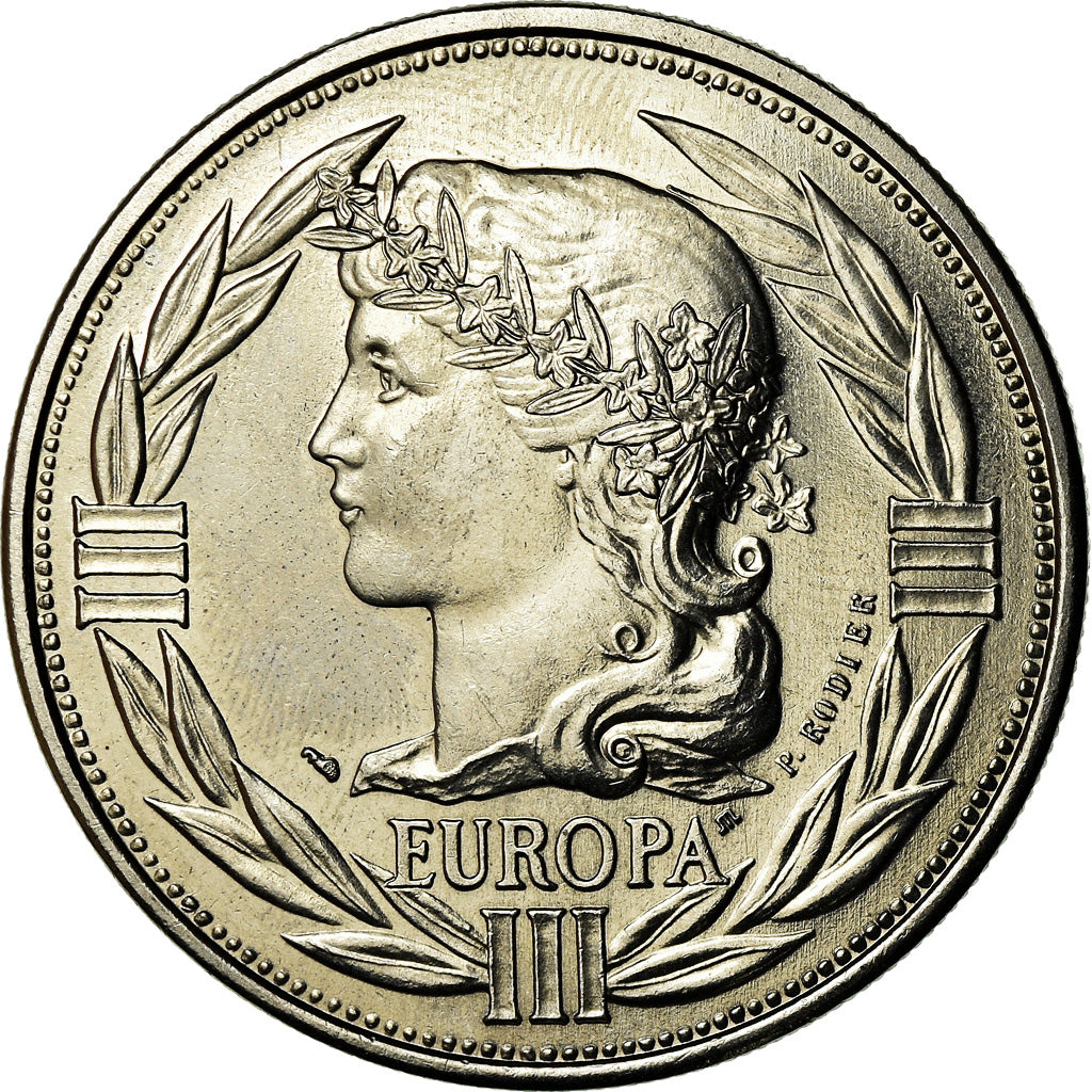 France, Medal, Ecu Europa, Marianne, 1991, Rodier, MS(64), Copper-nickel