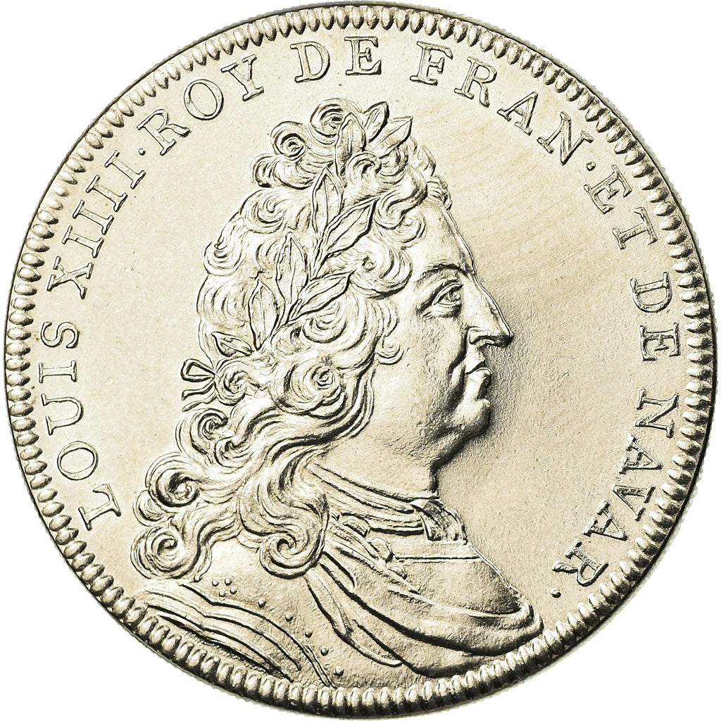 França, Medal, Les rois de France, Louis XIV, MS(65-70), Cobre-níquel