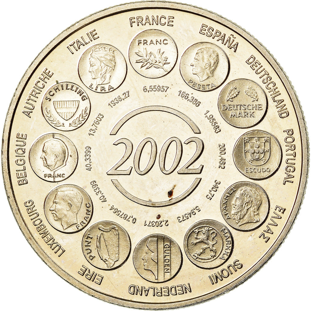 Frankrijk, Medaille, L'Europe, Naissance de l'Euro Fiduciaire, Politics