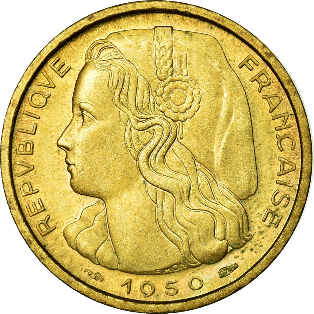 Münze, Frankreich, 20 Francs, 1950, STGL, Aluminium-Bronze, KM:PN111