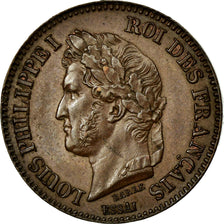 France, Louis Philippe I, 2 Centimes, 1842, Paris, Pattern, Bronze, MS(60-62)