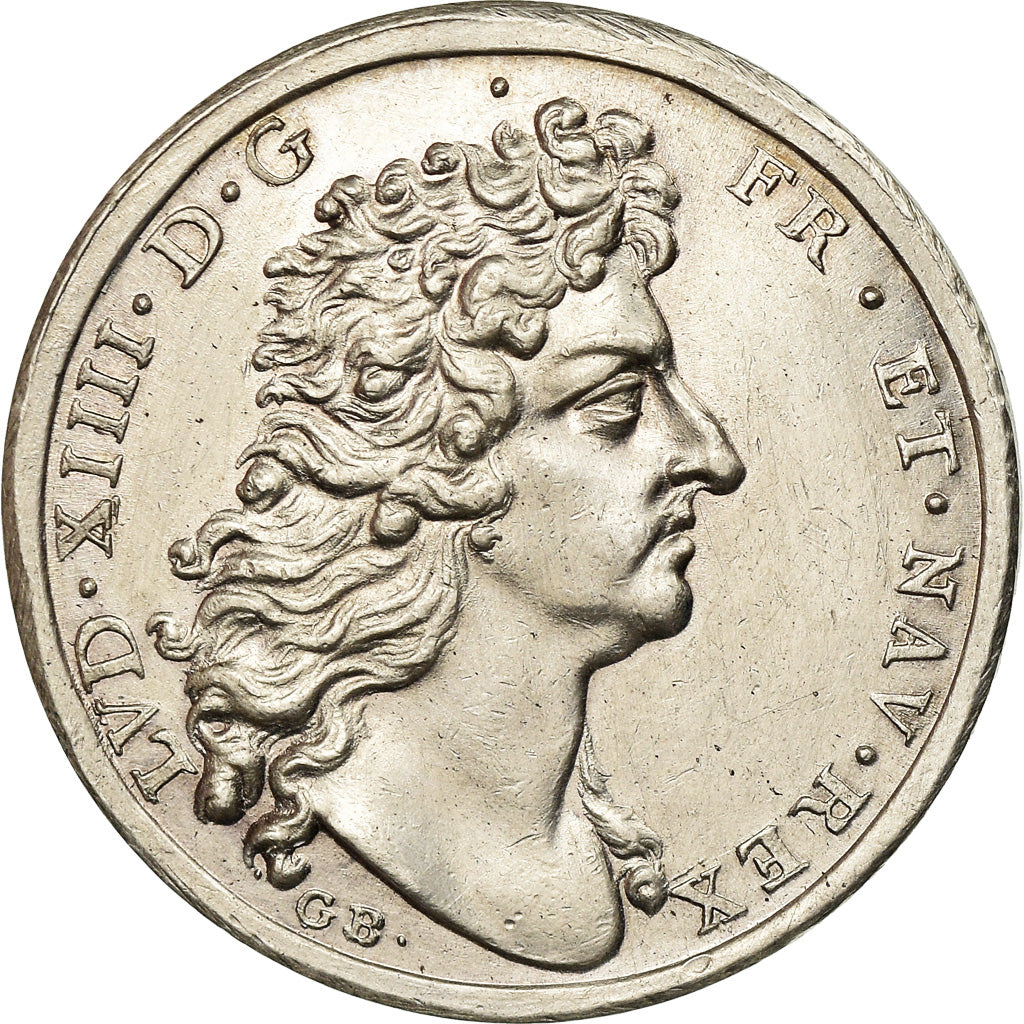 França, Token, Luís XIV, États de Lille, 1685, AU(55-58), Prata