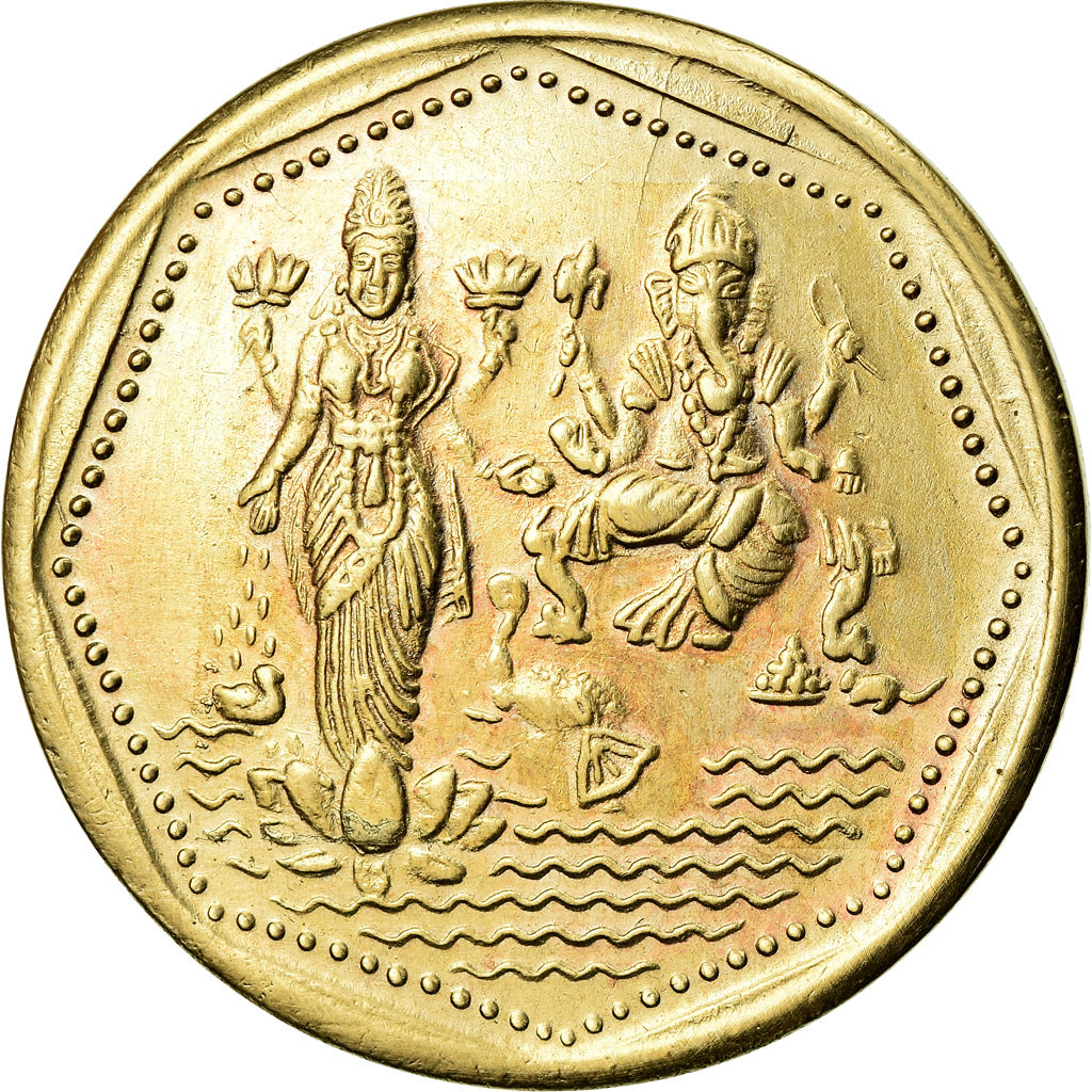 Frankrijk, Token, Hindous, Déesse Lakshmi Ganesm, UNC-, Tin