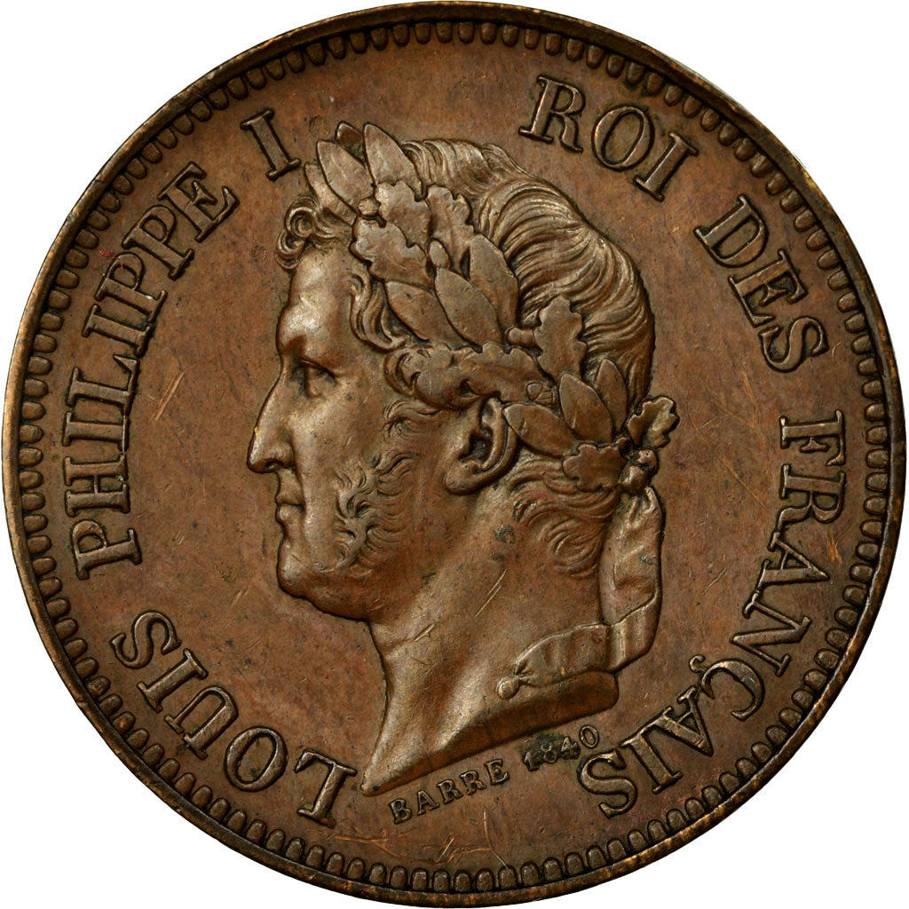 Munten, Frankrijk, 5 Centimes, 1840, PR, Koper, Gadoury:145