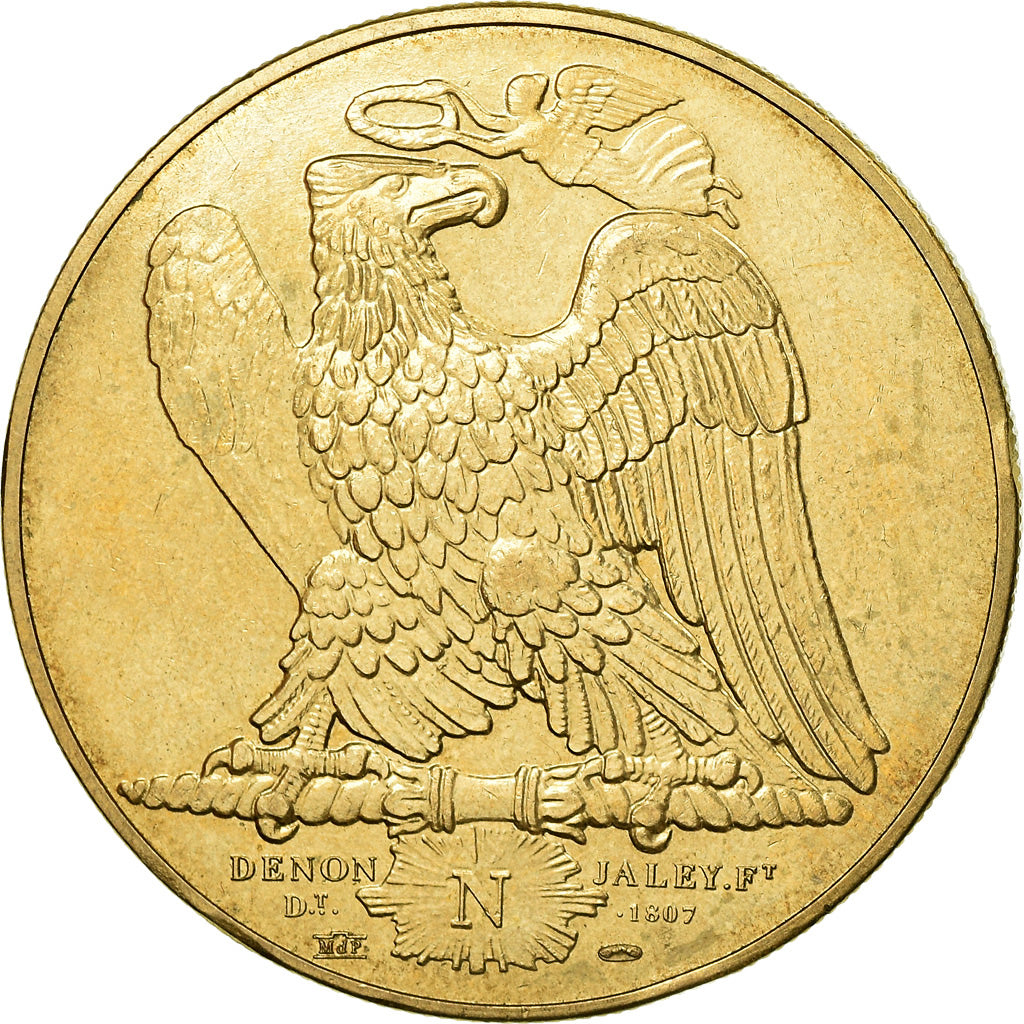 Frankrijk, Medaille, Napoléon Empereur et Roi, Brenet, UNC, Gilt Bronze
