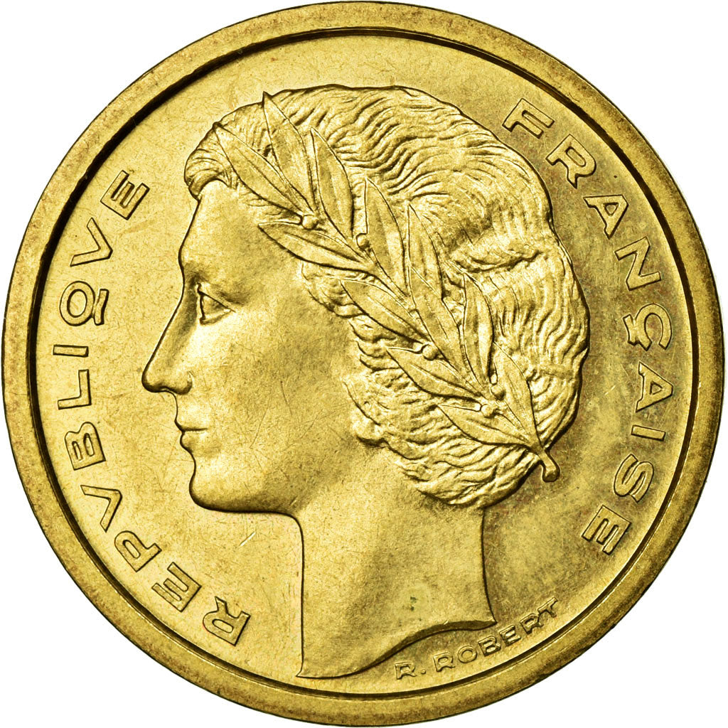 Munten, Frankrijk, 20 Centimes, 1961, FDC, Aluminium-Bronze, KM:E106