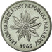 Coin, Madagascar, 2 Francs, 1965, Paris, MS(65-70), Stainless Steel