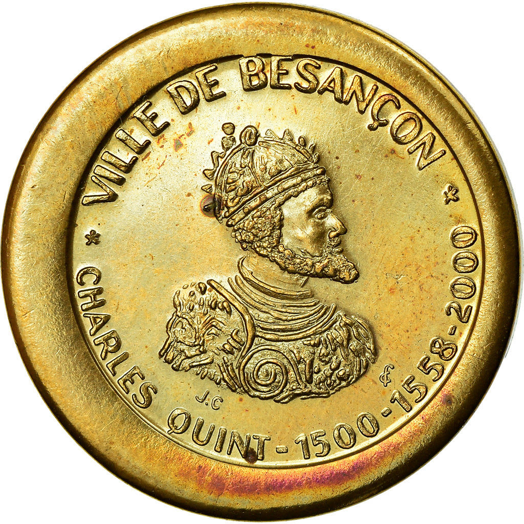 Frankrijk, Token, Société Numismatique du Doubs, Besançon, 1998, UNC, Tin