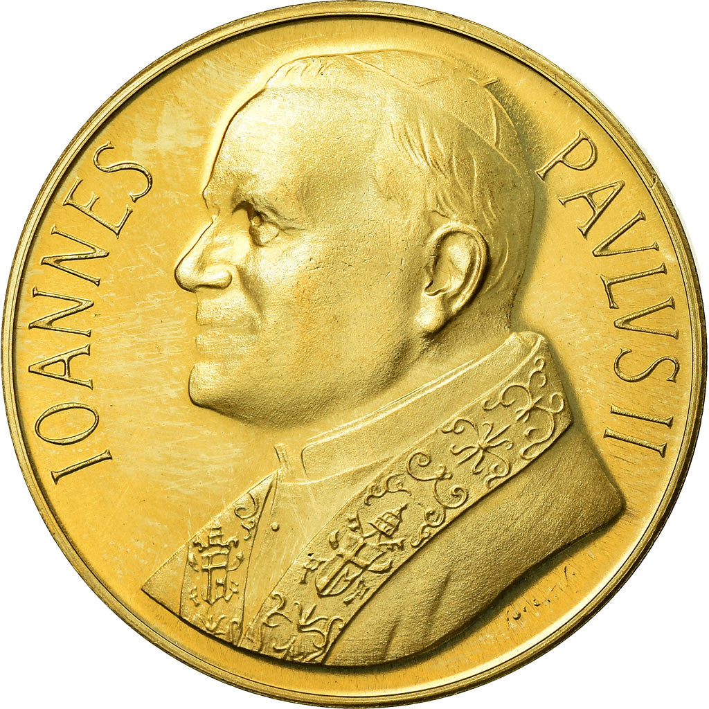 Vaticano, medalla, Jean-Paul II, Basilica di San Pietro, Rome, FDC, Cobre -