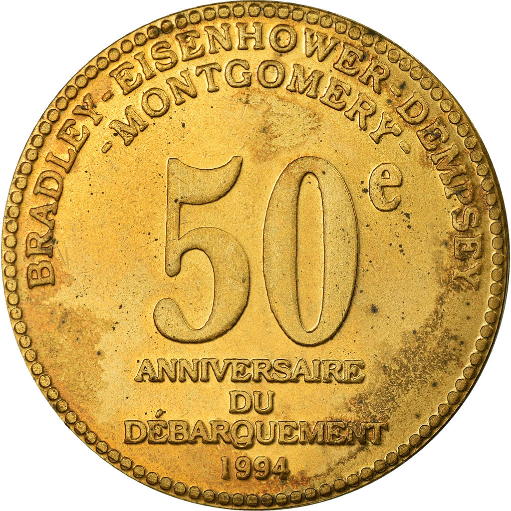 France, Medal, Opération Overlord, 50ème Anniversaire du Débarquement, 1994