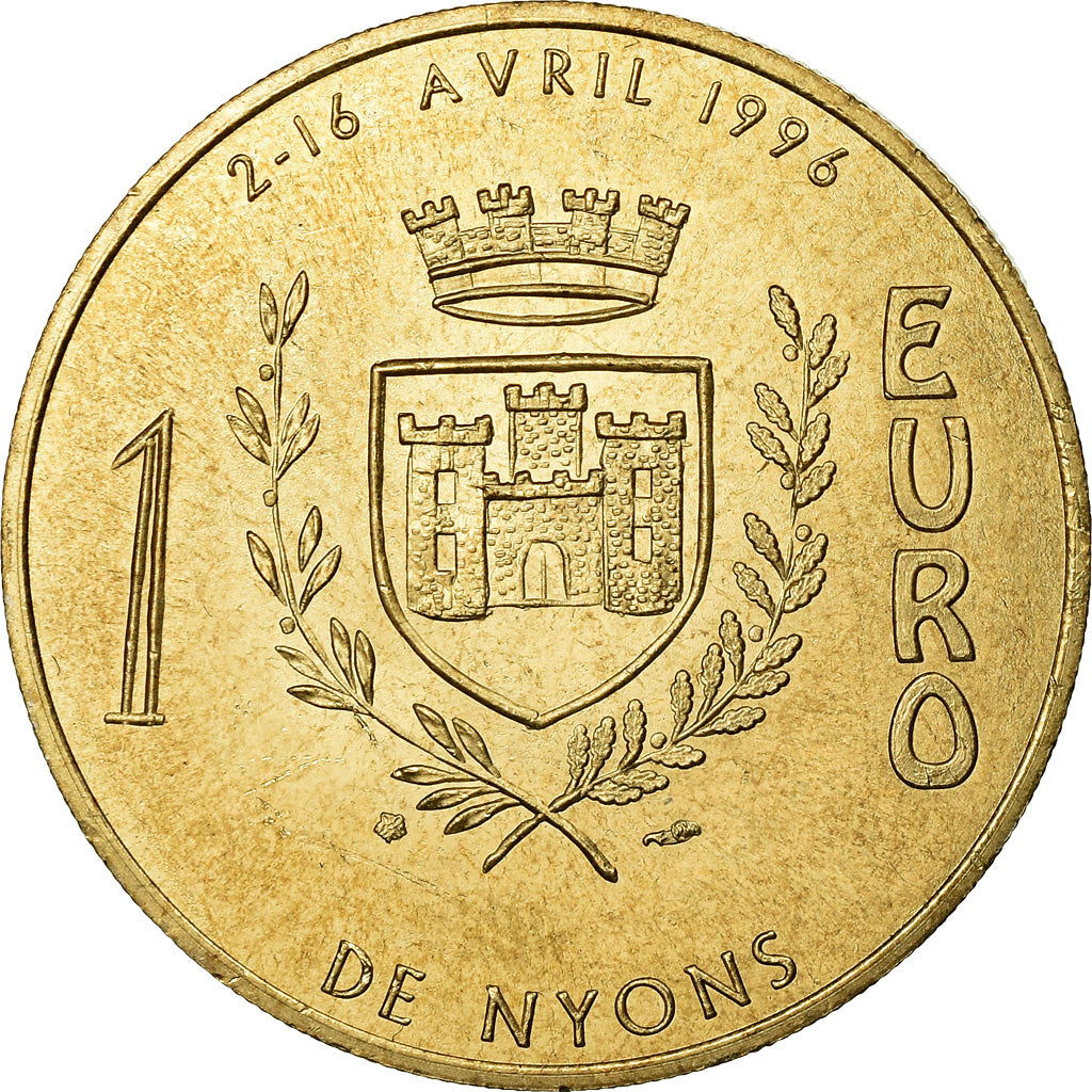 Frankrijk, Medaille, 1 Euro de la Ville de Nyons, 1996, UNC