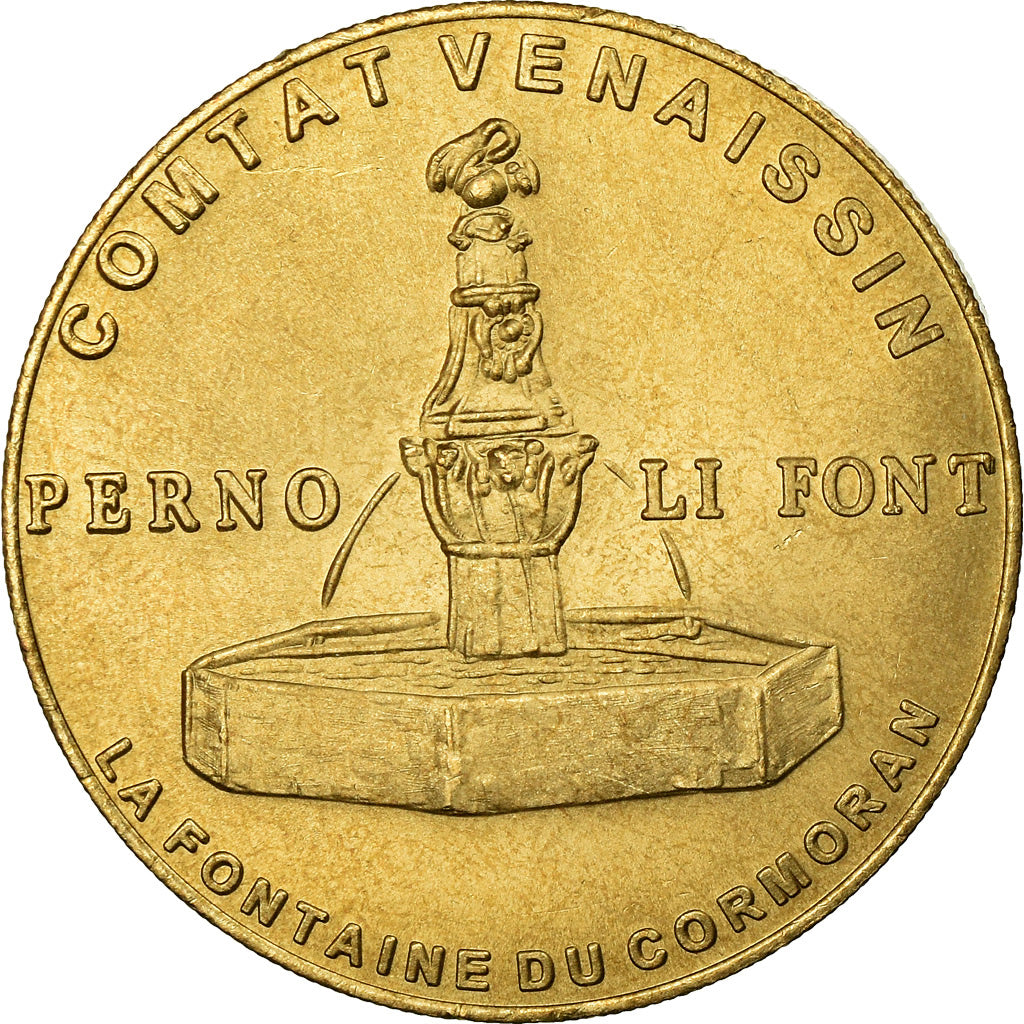 Francia, Token, 1 Euro de Pernes-les-Fontaines, 1996, SC+, Cobre - níquel -