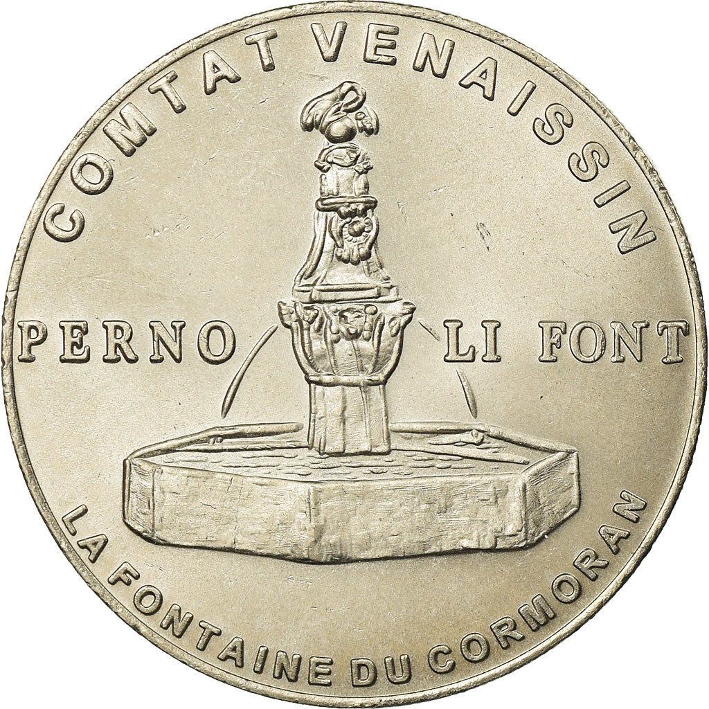 France, Token, 3 euro de Pernes-les-Fontaines, 1996, MS(65-70), Copper-nickel