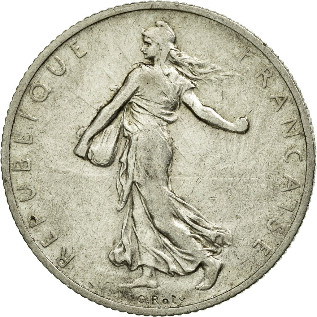 Coin, France, Semeuse, 2 Francs, 1910, EF(40-45), Silver, Gadoury:532
