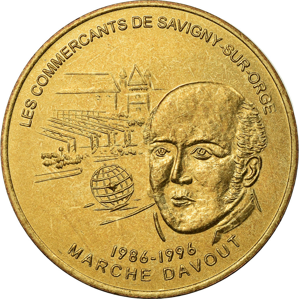 Francia, Token, 1 Euro de Savigny-sur-Orge, 1996, SC+, Cobre - níquel -