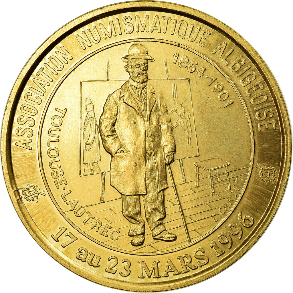 France, Token, Euro des Villes, 1.5 Euro d'Albi, 1996, MS(65-70)