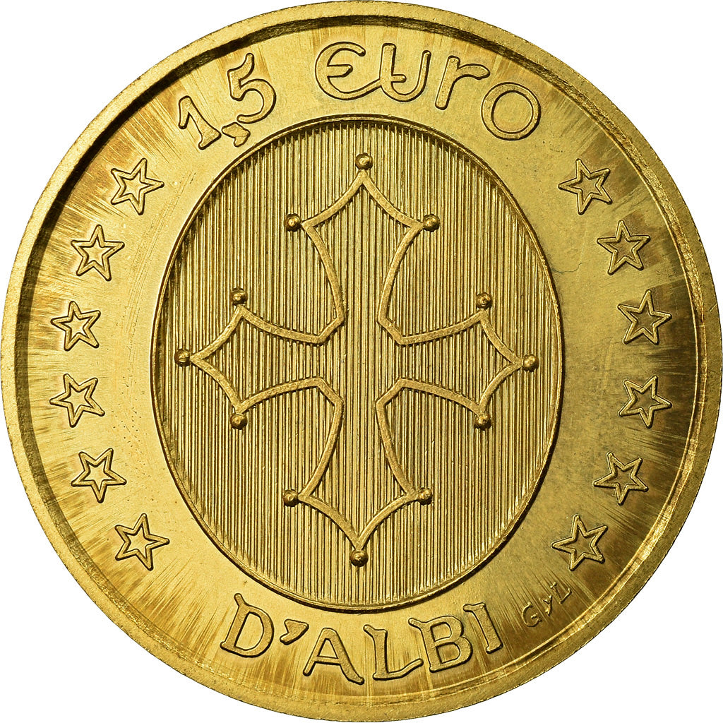 France, Token, Euro des Villes, 1.5 Euro d'Albi, 1996, MS(65-70)