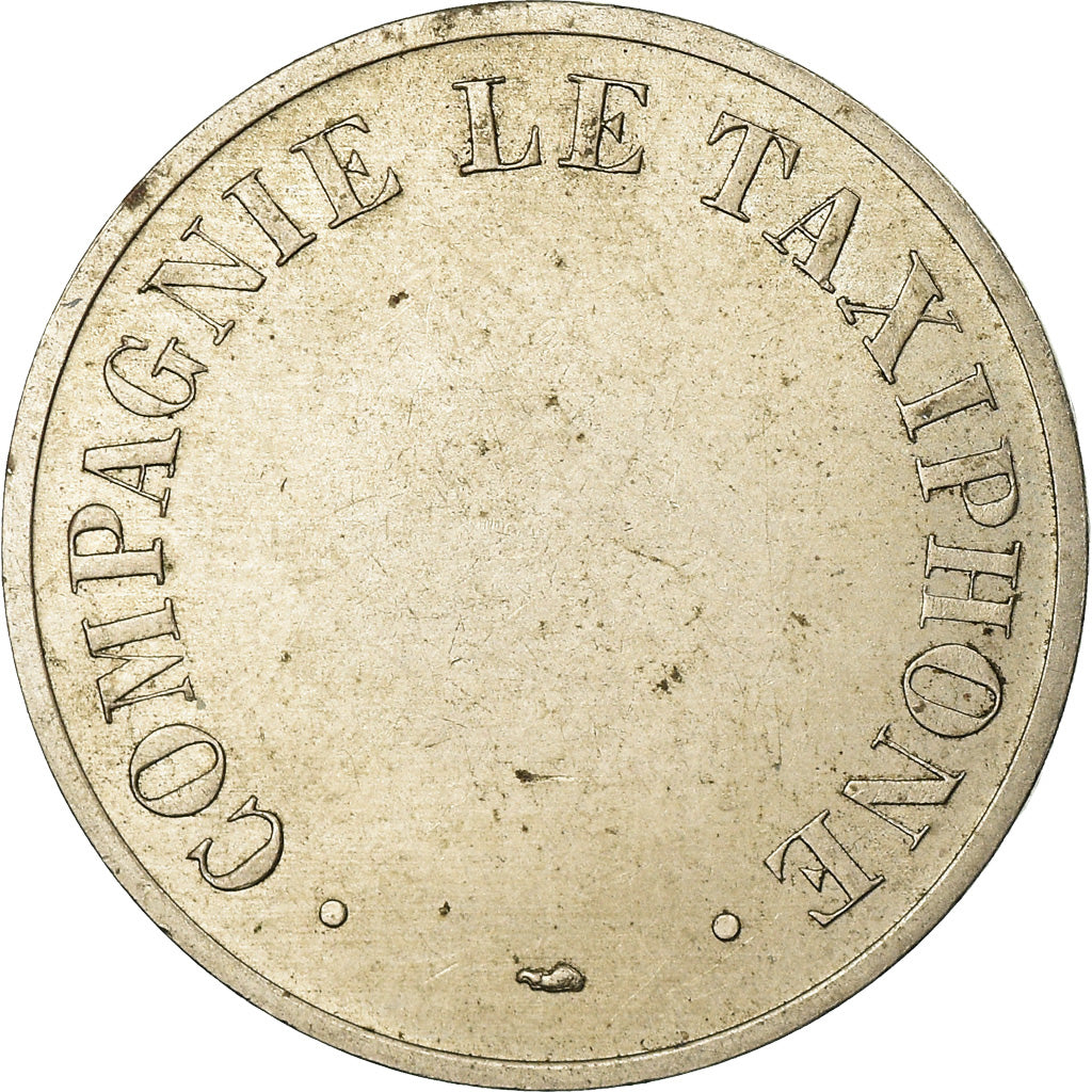 France, Token, Compagnie le Taxiphone, EF(40-45), Copper-nickel