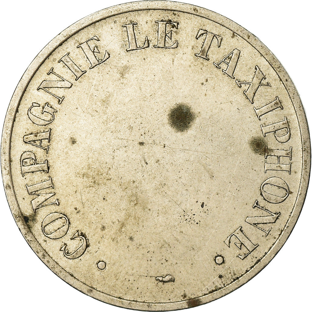 France, Token, Compagnie le Taxiphone, EF(40-45), Copper-nickel