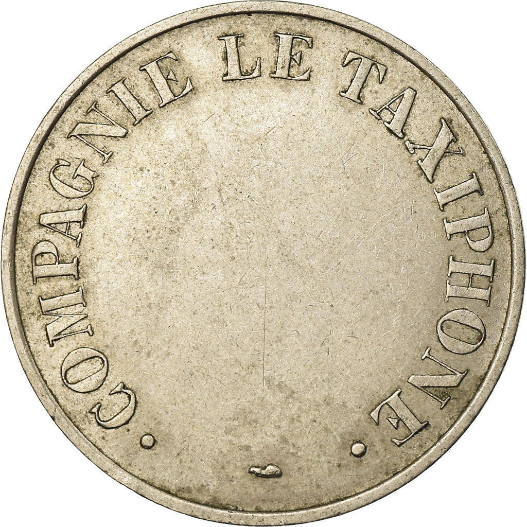 France, Token, Compagnie le Taxiphone, AU(55-58), Copper-nickel