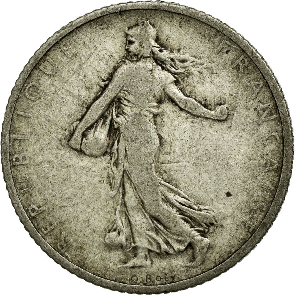Coin, France, Semeuse, Franc, 1904, VF(20-25), Silver, Gadoury:467